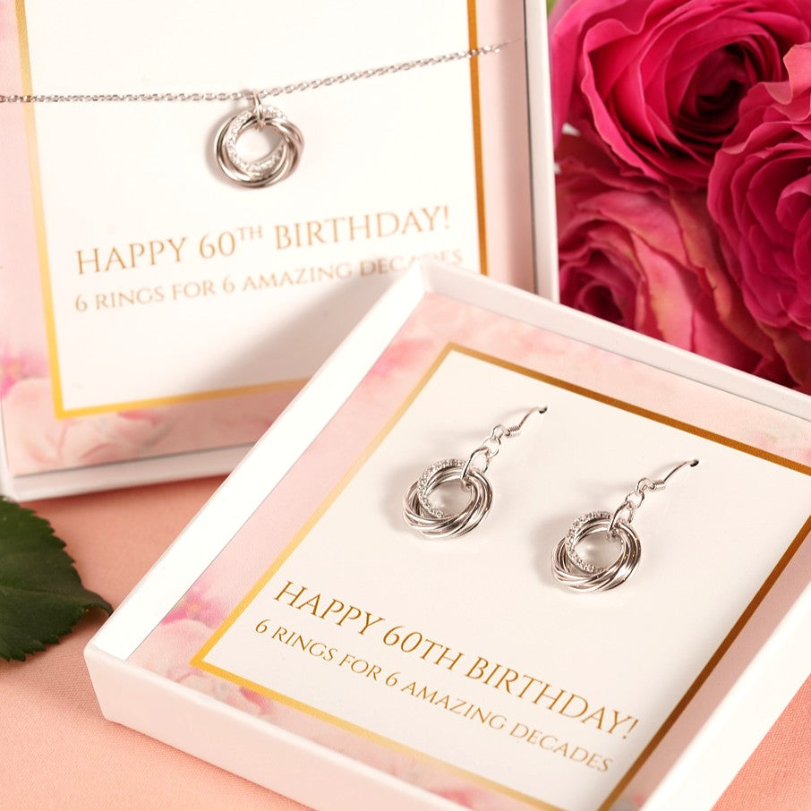 60th Birthday Earrings