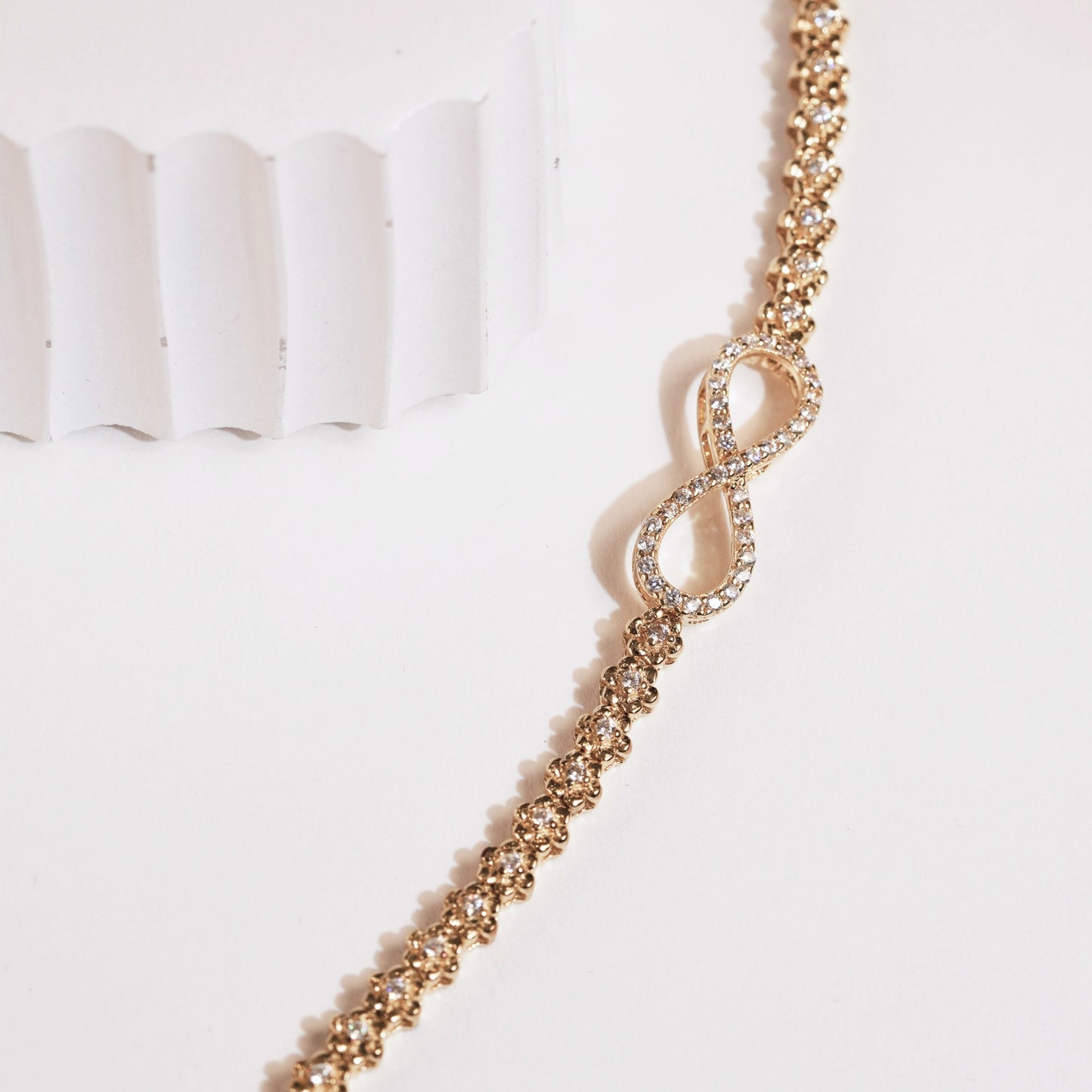 Sterling Silver Infinity Bracelet