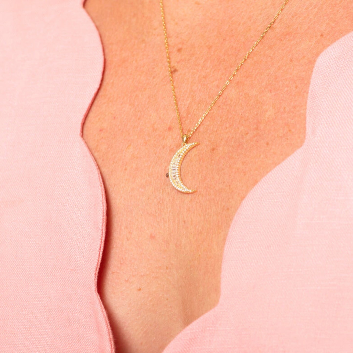 Crescent Moon Necklace