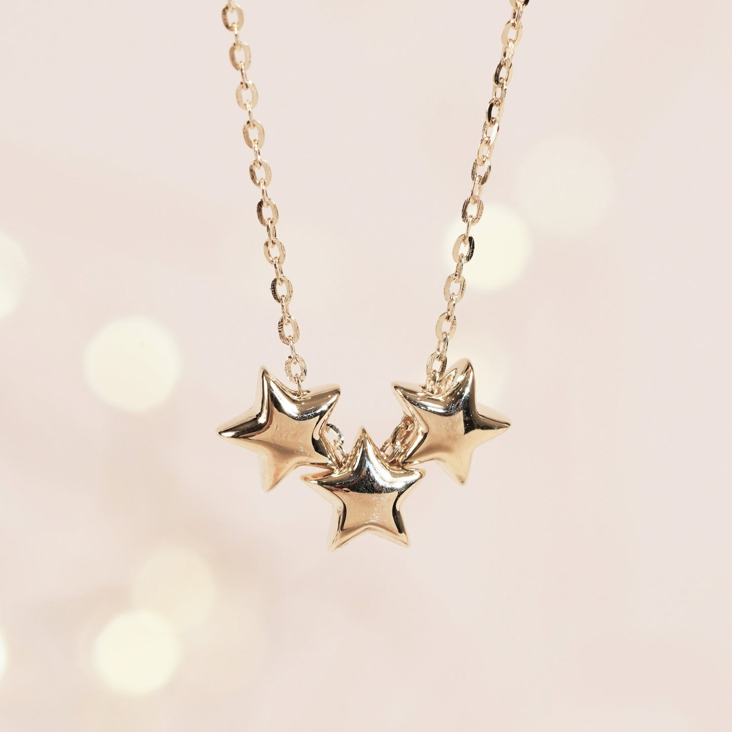 Trio of Stars Necklace