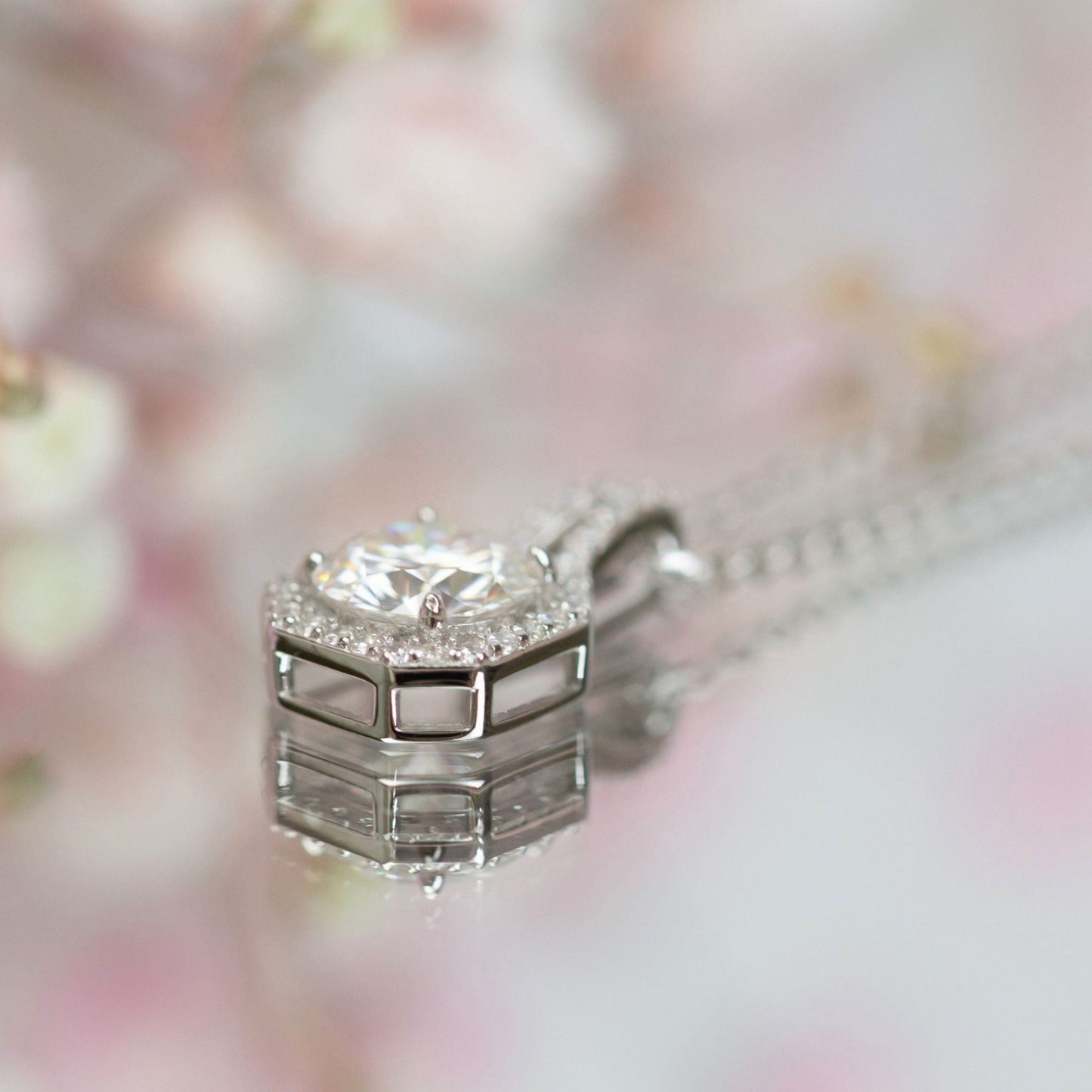 1 carat Lab Grown Diamond Necklace