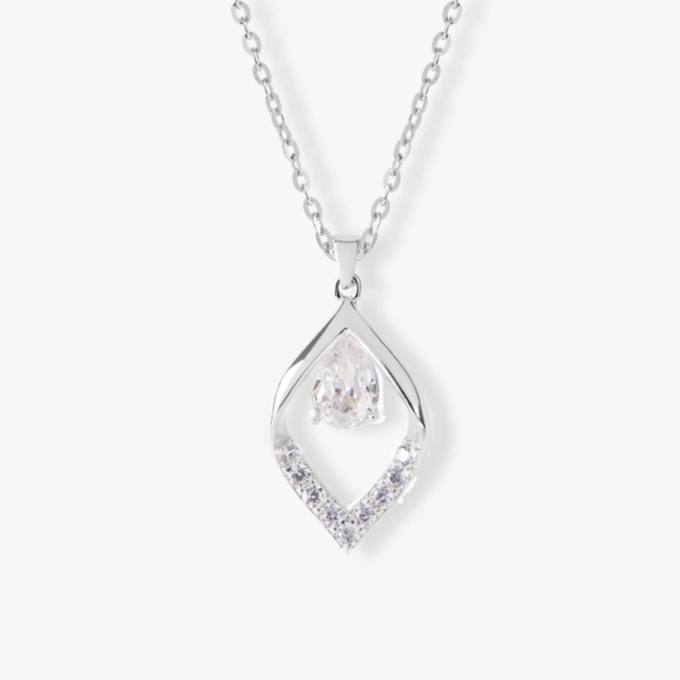 Teardrop Diamond Necklace
