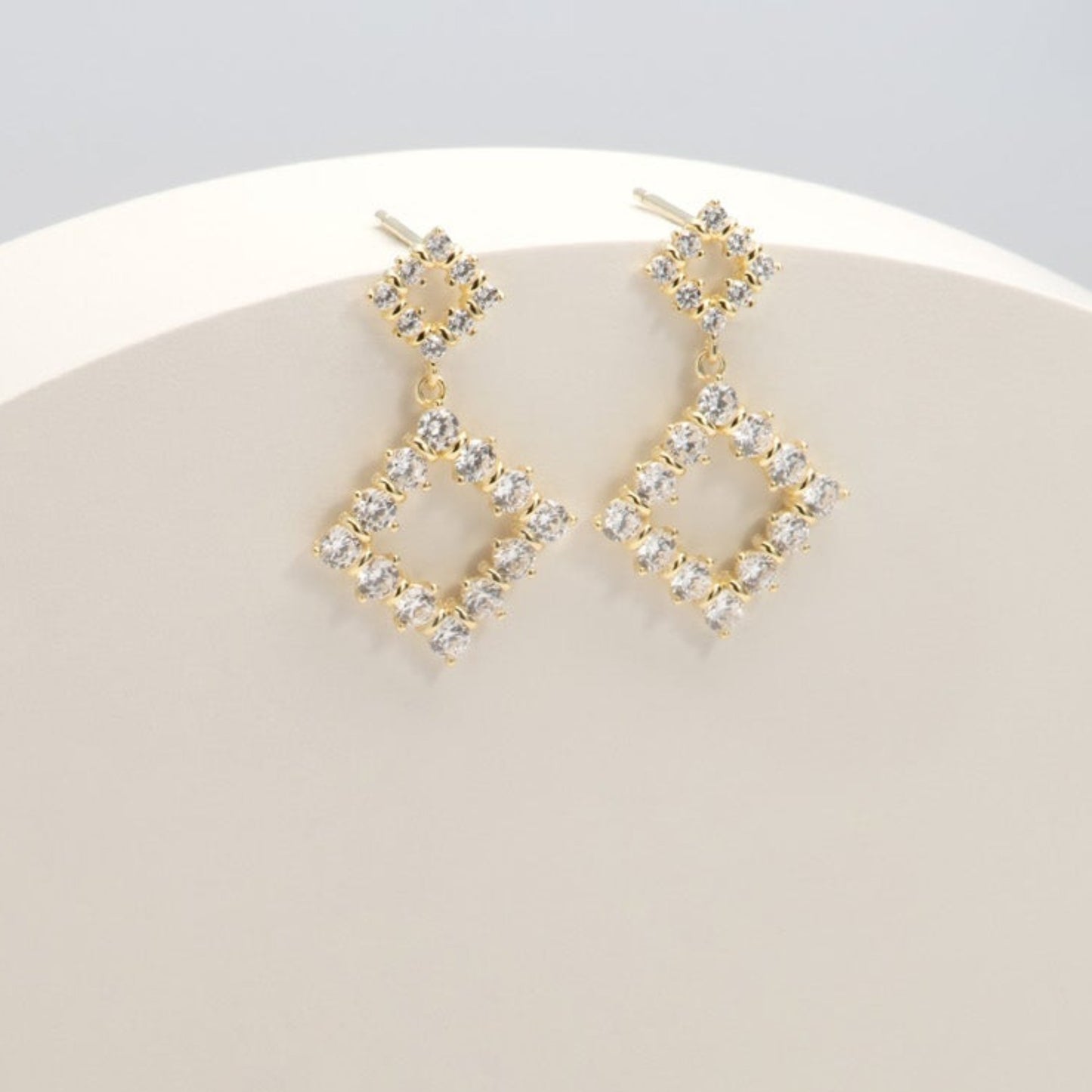 Geometric Drop Earrings