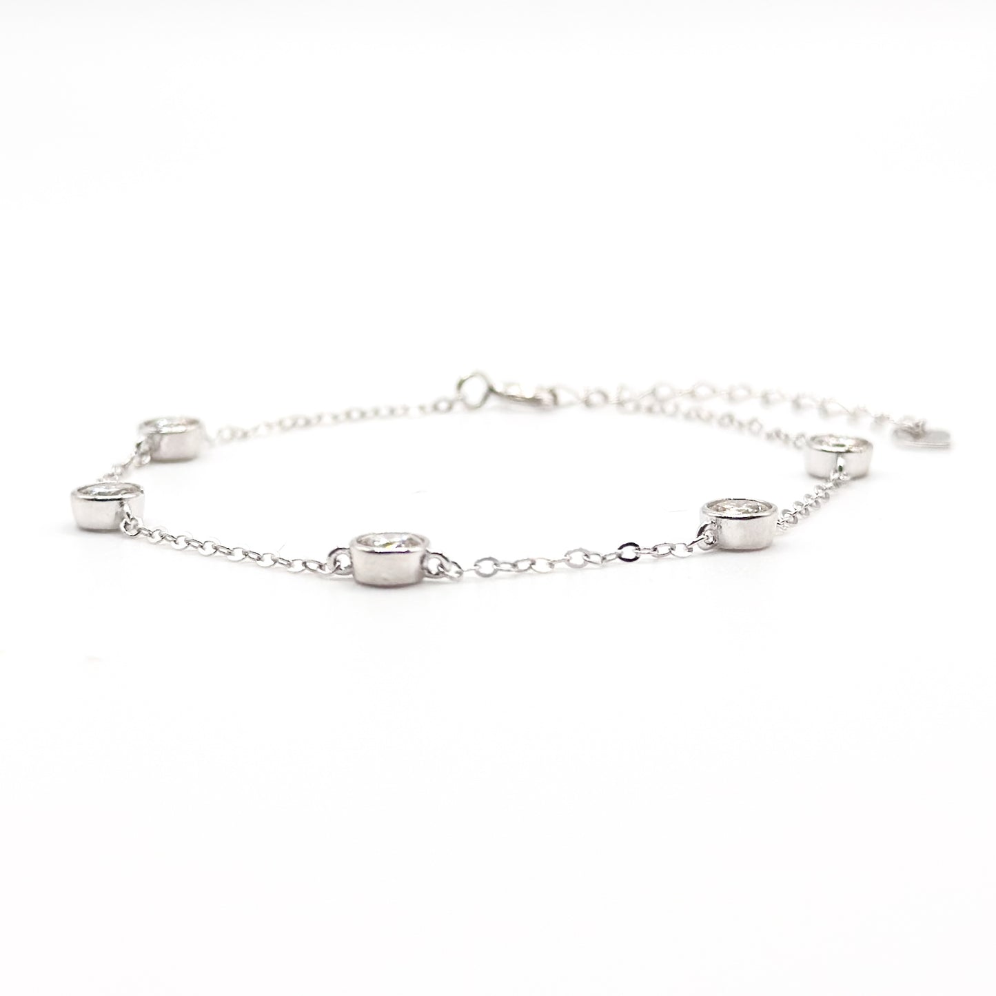 5 Moissanite Diamond Bracelet