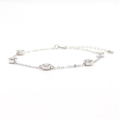5 Moissanite Diamond Bracelet