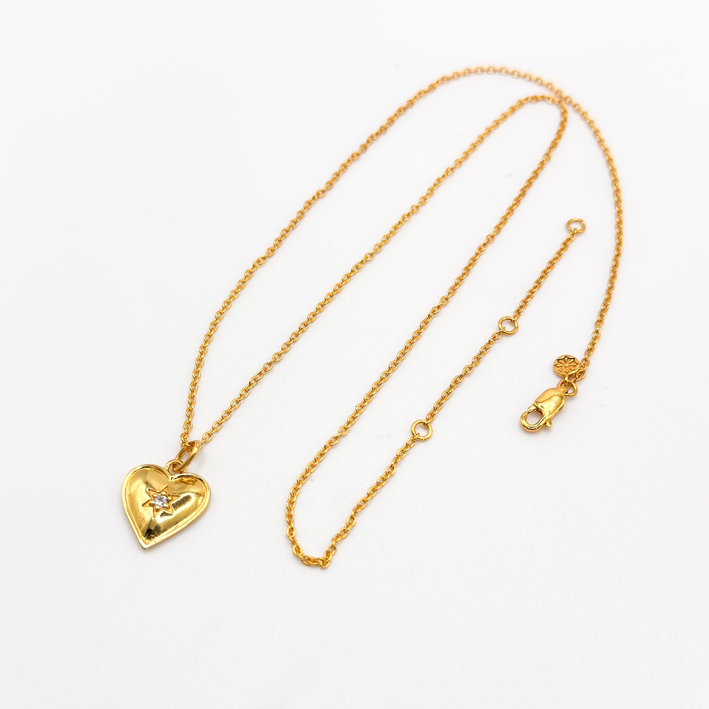 Heart Necklace - Gold Vermeil