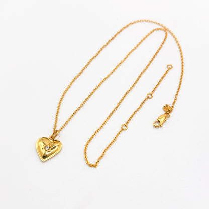 Heart Necklace - Gold Vermeil