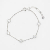5 Moissanite Diamond Bracelet