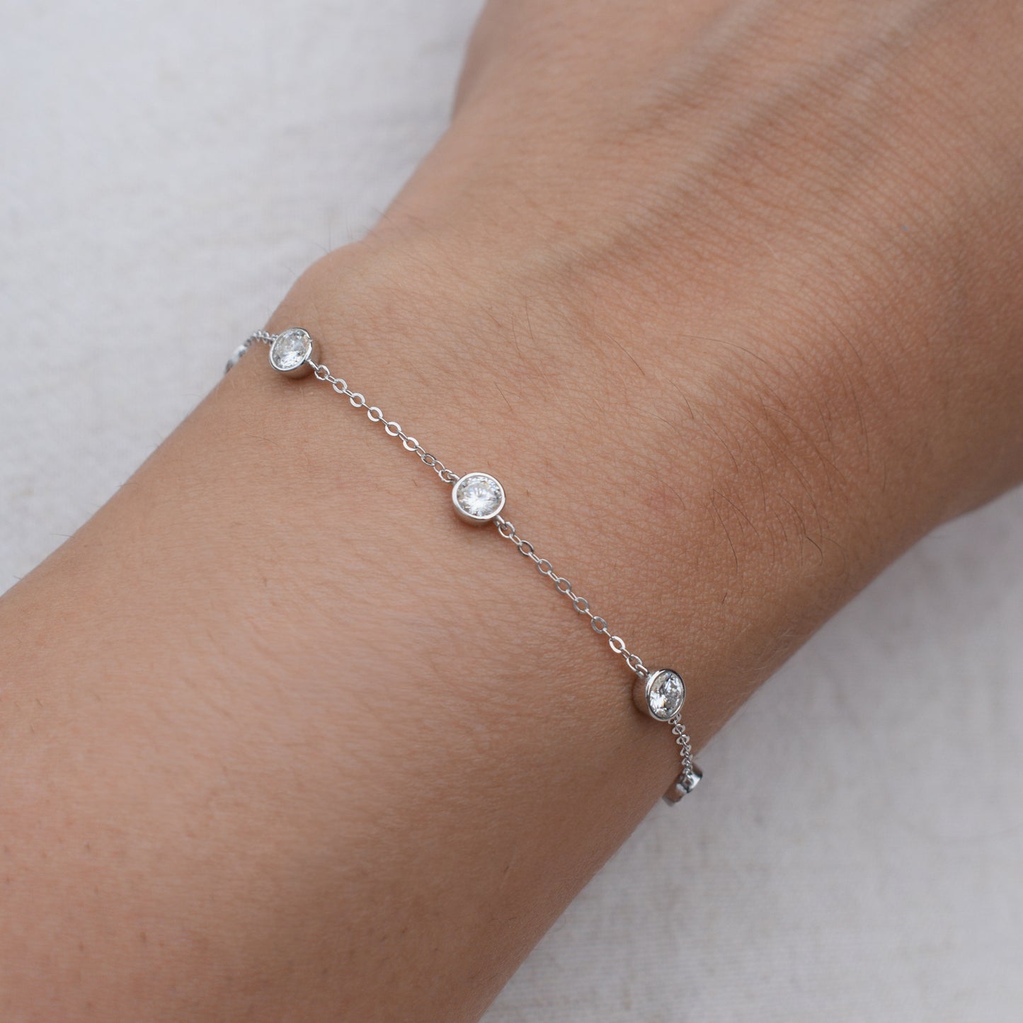 5 Moissanite Diamond Bracelet