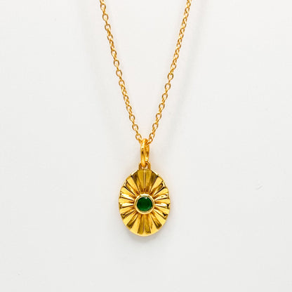 Sunray Necklace - Gold Vermeil