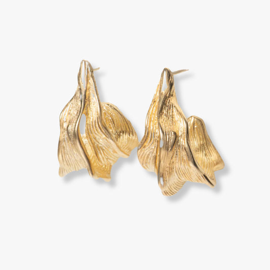Textured Chunky Hoop Earrings