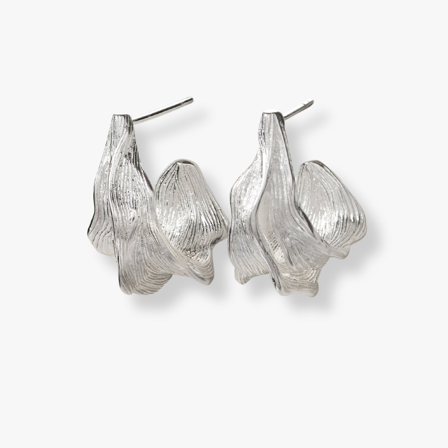 Textured Chunky Hoop Earrings