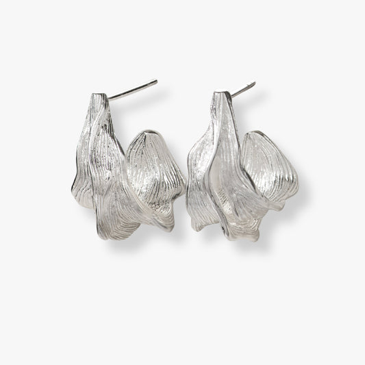 Textured Chunky Hoop Earrings