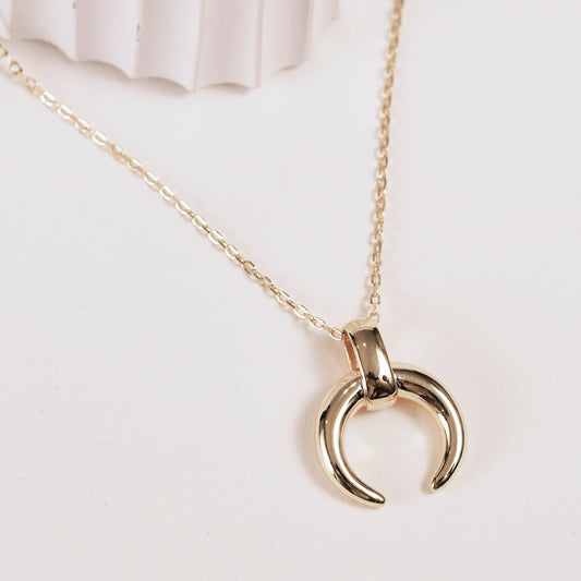 Moon Horn Necklace