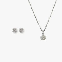 Dainty Necklace and Stud Set