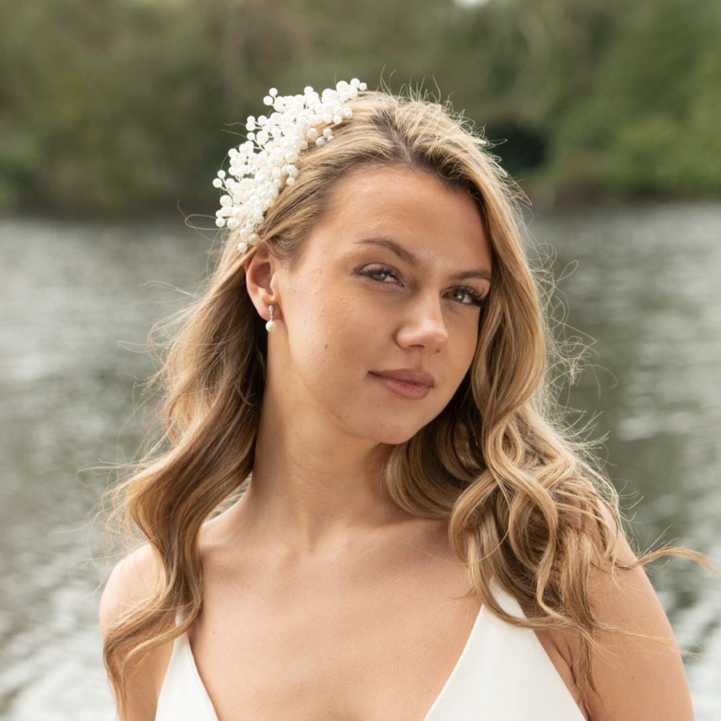 Pearl Bridal Hair Slide