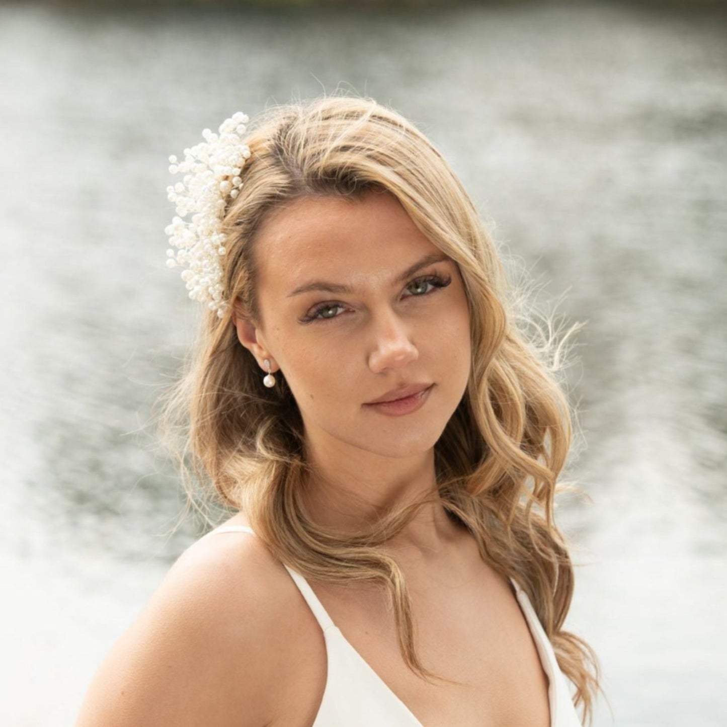 Pearl Bridal Hair Slide