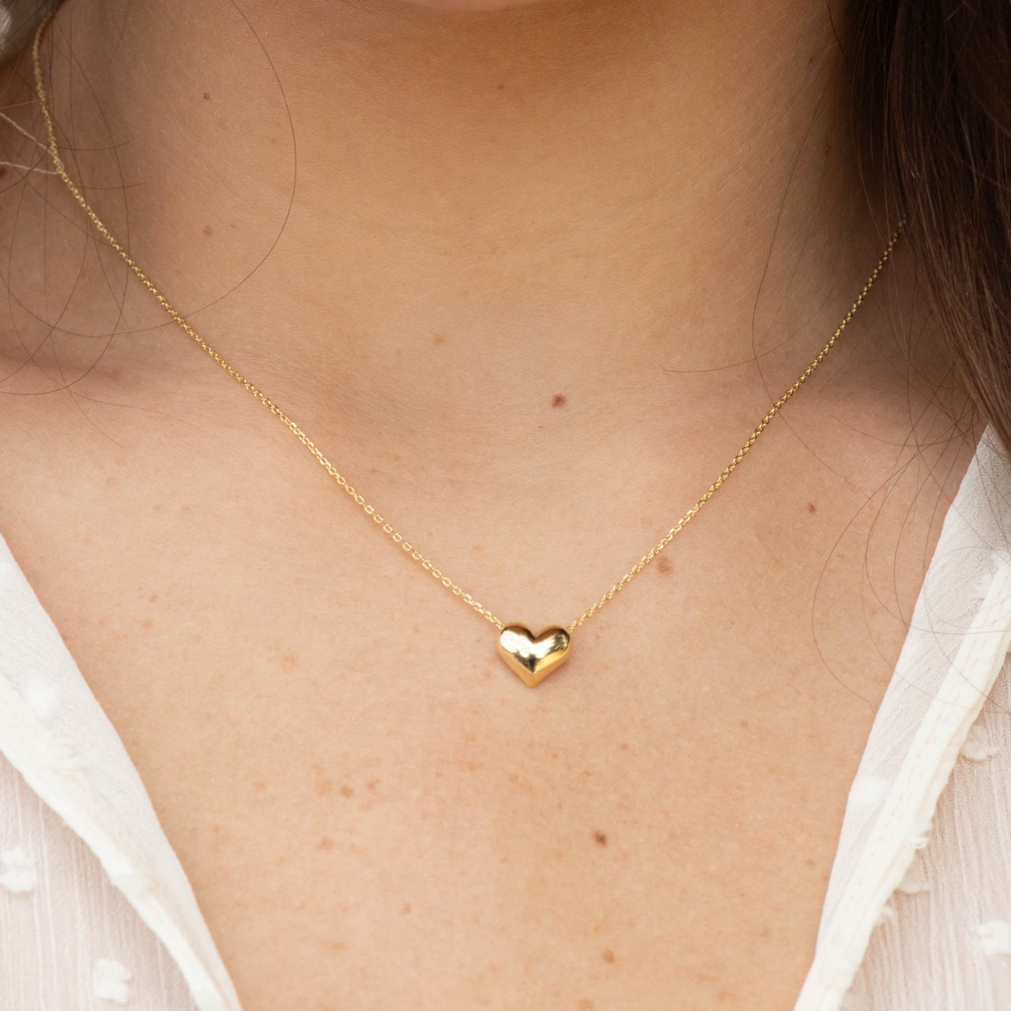 Heart Necklace l Gold & Silver