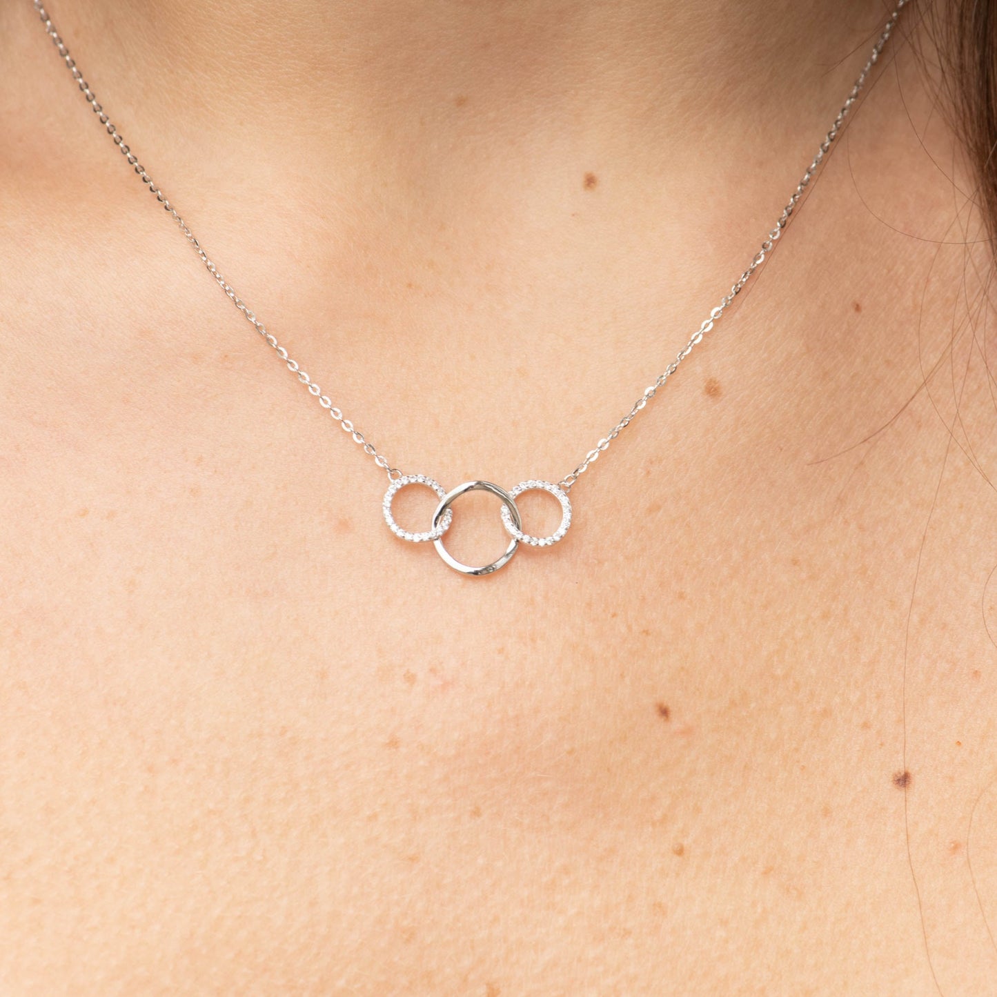 3 Rings 30th Birthday Necklace