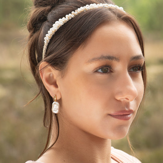 Pearl Crystal Headband