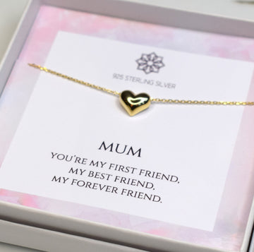 Mum Heart Necklace | Mother's Day Gift