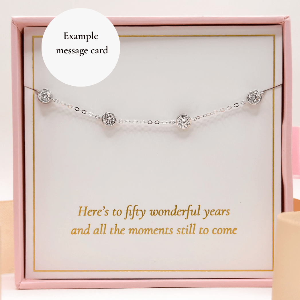 5 Moissanite Diamond Bracelet