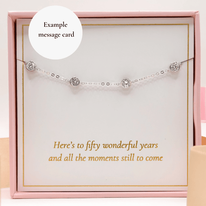 5 Moissanite Diamond Bracelet