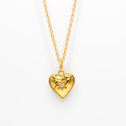 Heart Necklace - Gold Vermeil