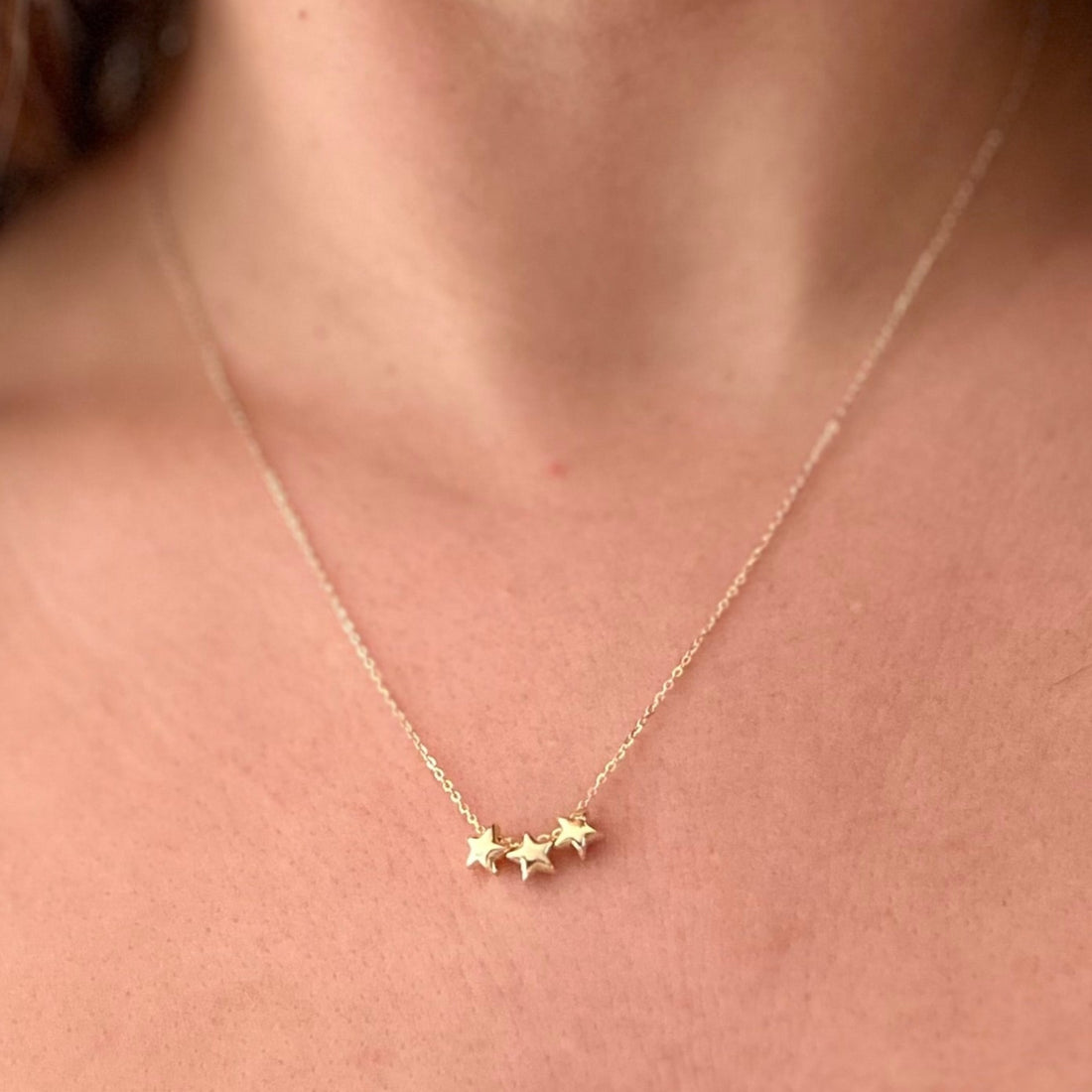 Mum of 3 Personalised Star Necklace