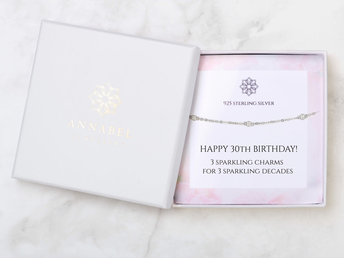30th Birthday Bracelet