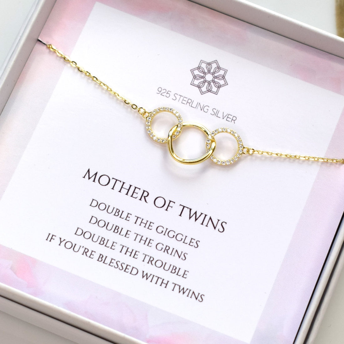 Mum of Twins Necklace | Mothers Day Gift Idea
