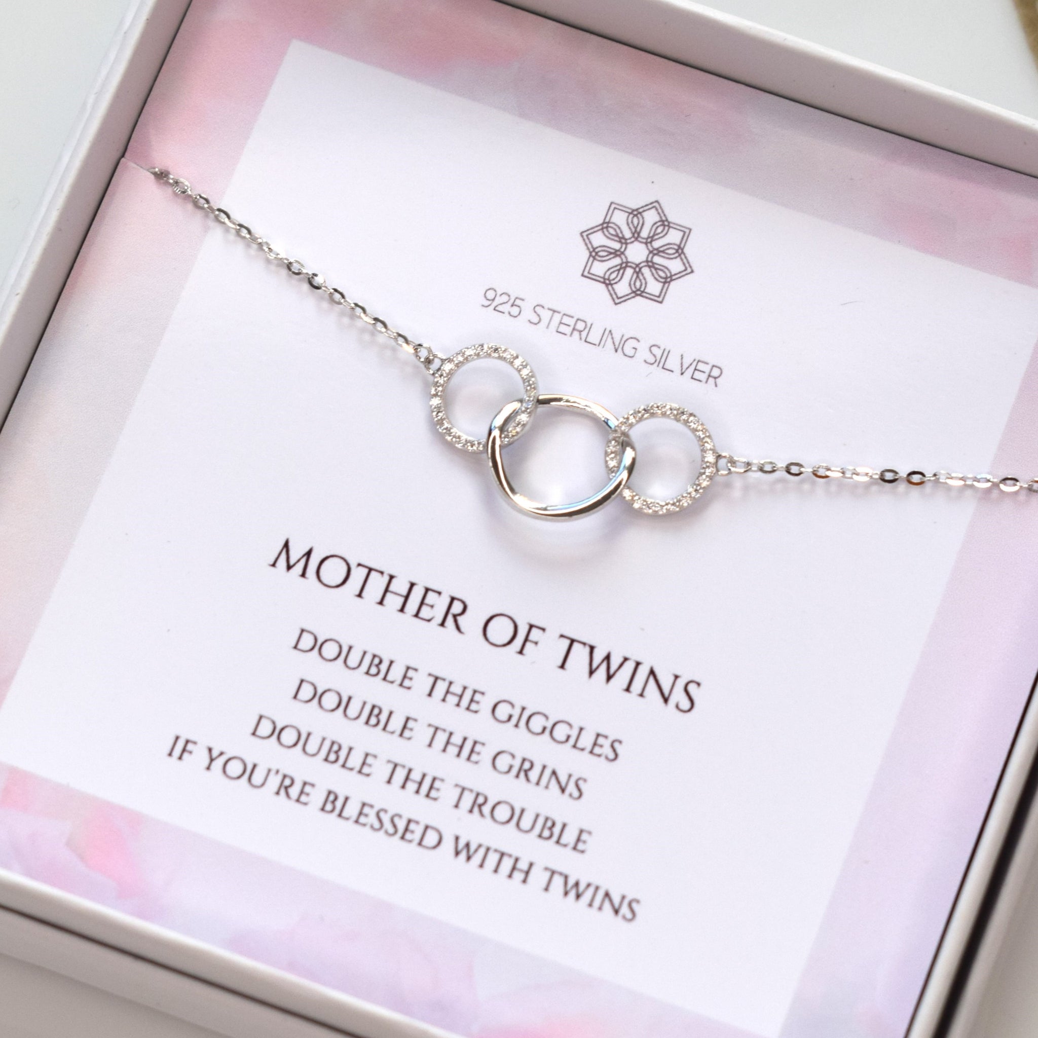 Mum of Twins Necklace | Mothers Day Gift Idea