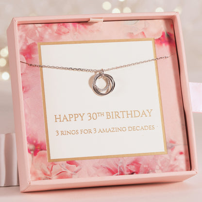 30th Birthday Necklace