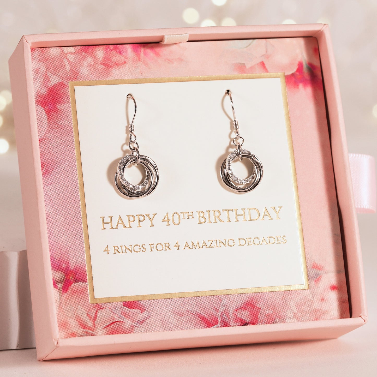 40th Birthday Earrings