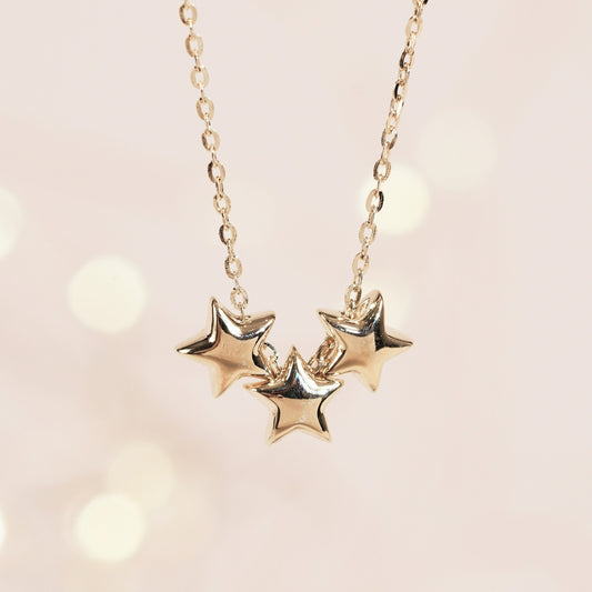 Trio of Stars Necklace