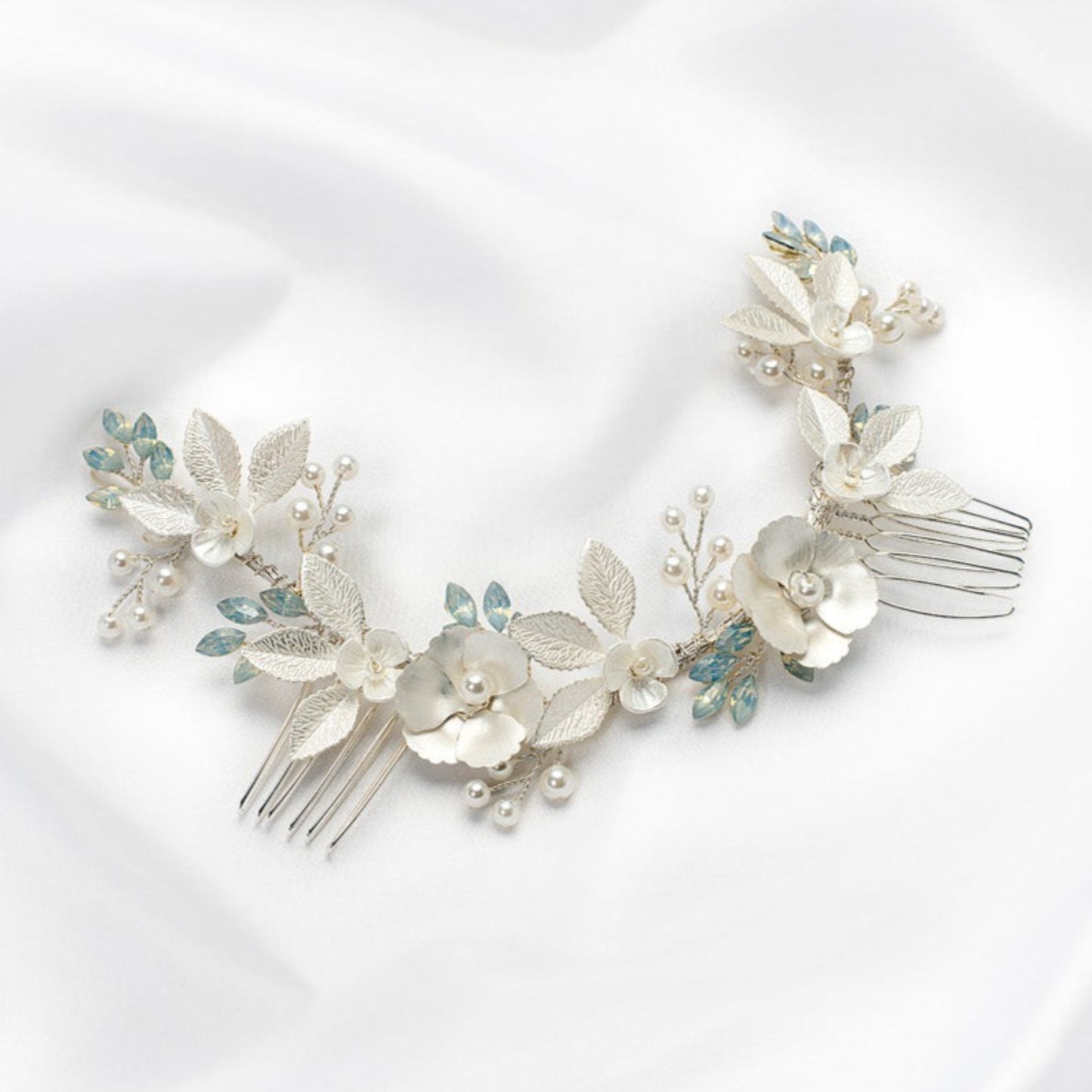 Something Blue Floral Hair Accessory
