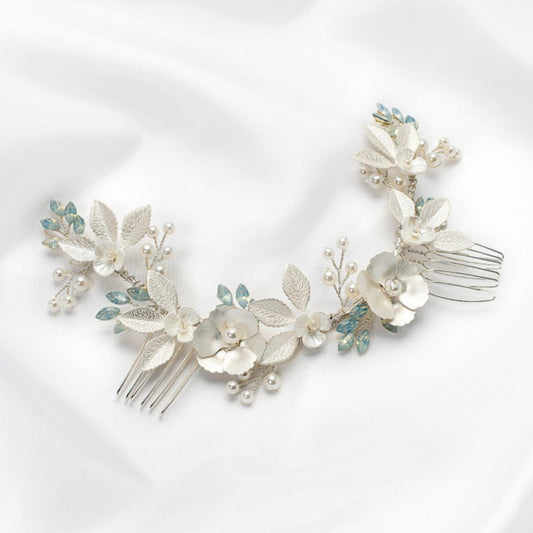 Something Blue Floral Hair Accessory