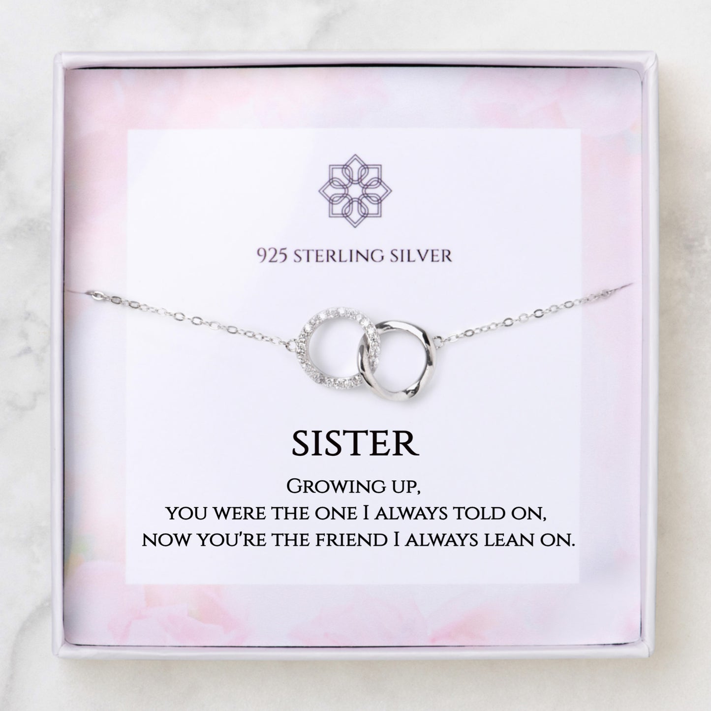 Sister Infinity Necklace