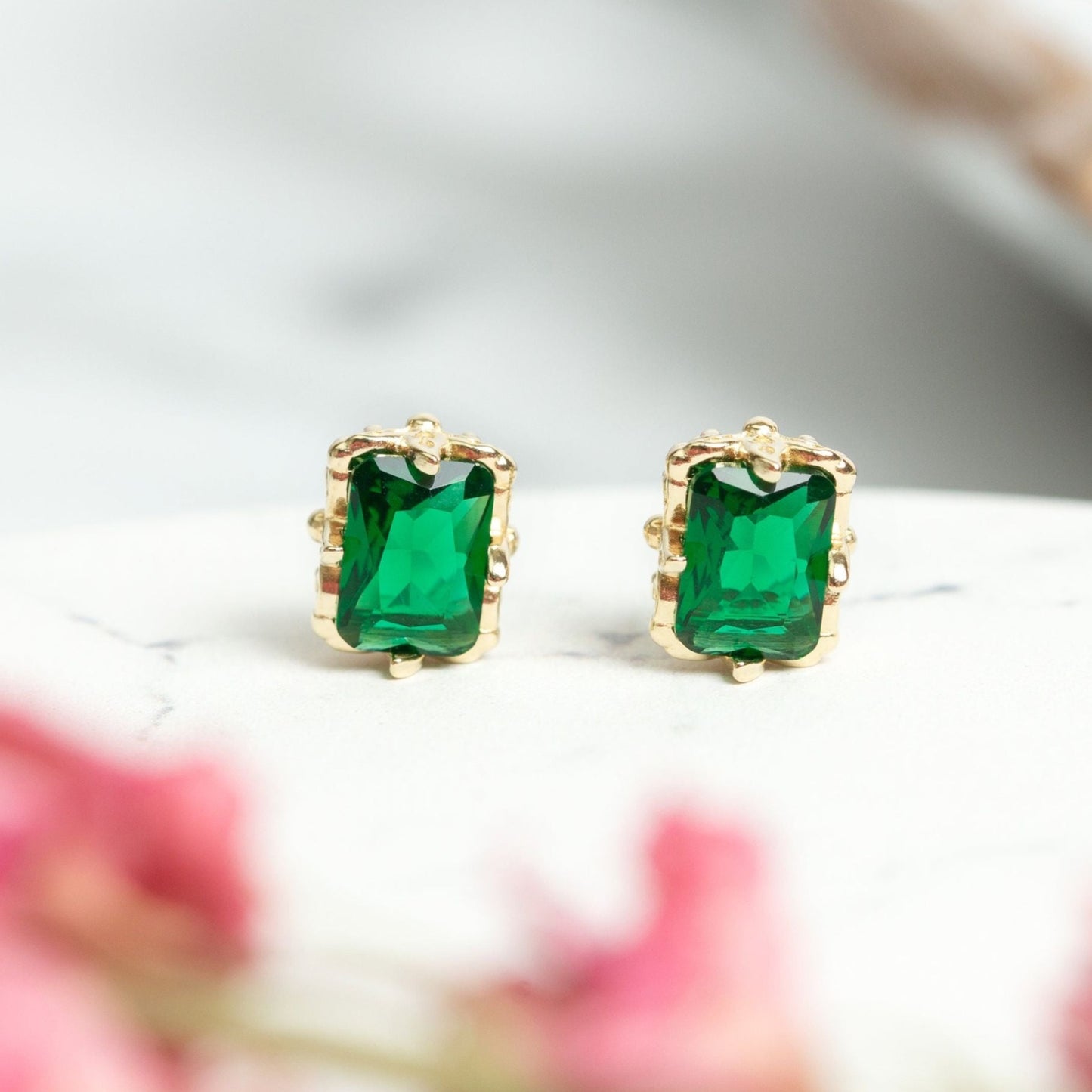 Emerald Earrings