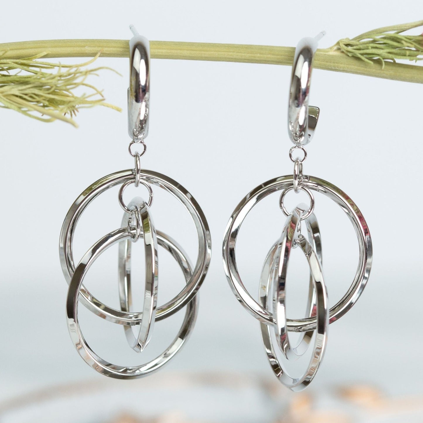 Statement Drop Earrings l Sterling Silver