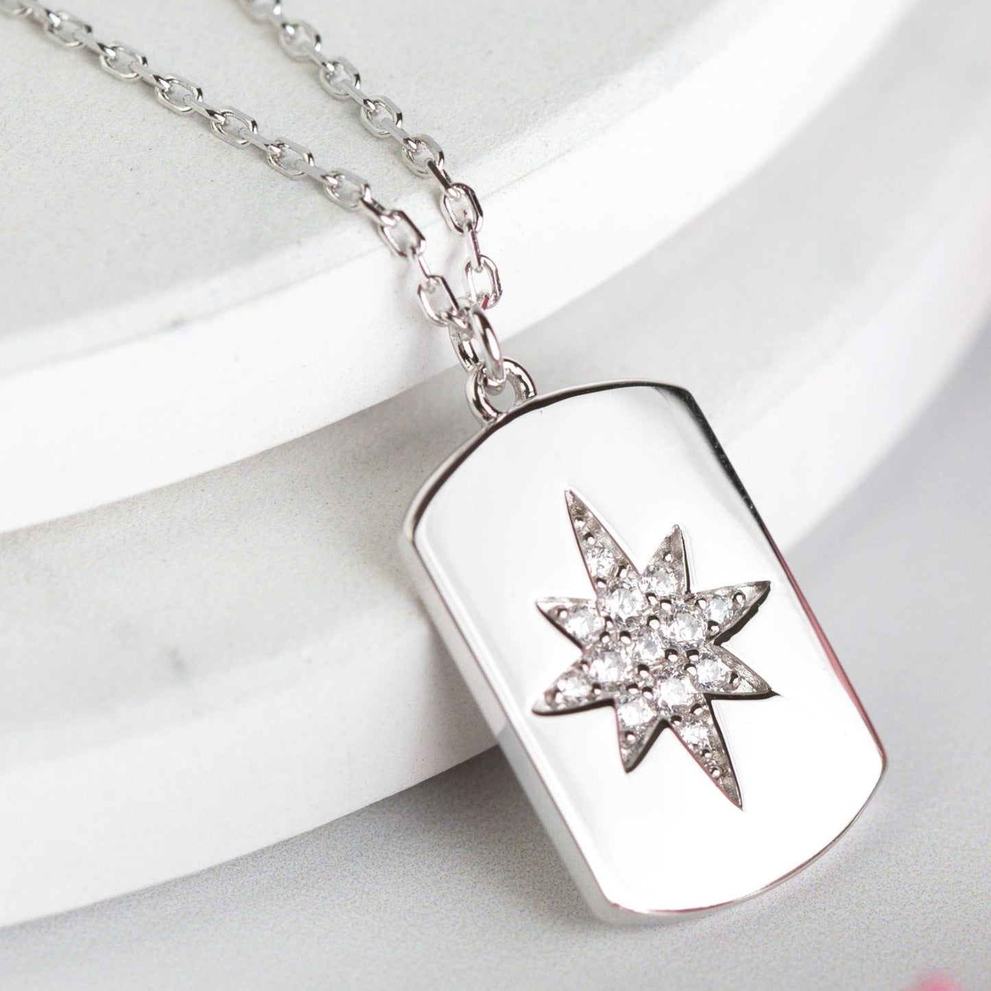 Starburst Disc Necklace