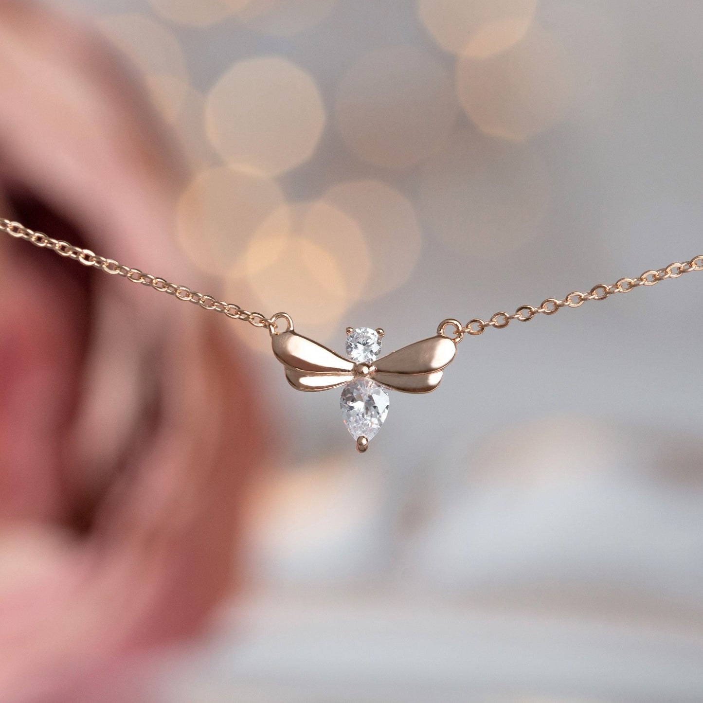 Firefly Pendant Necklace