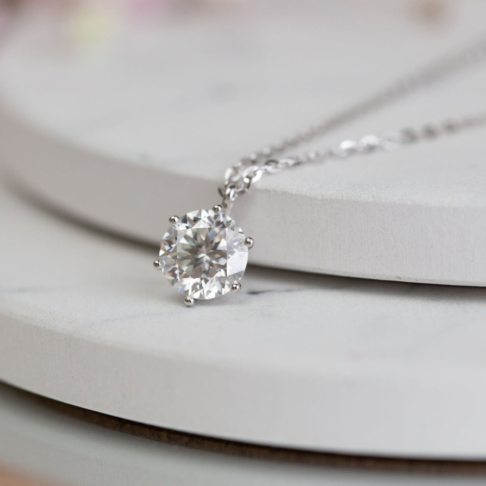 Lab Grown 1ct Diamond Pendant