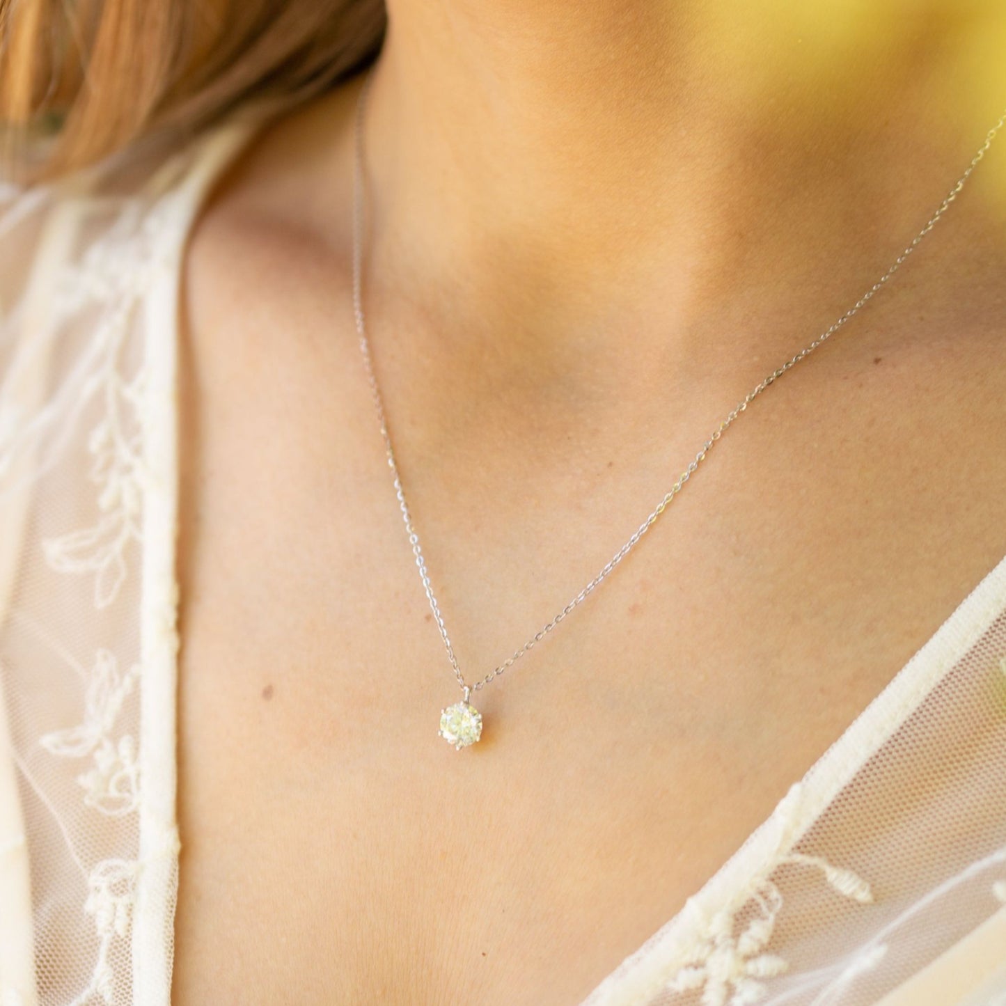 Lab Grown 1ct Diamond Pendant